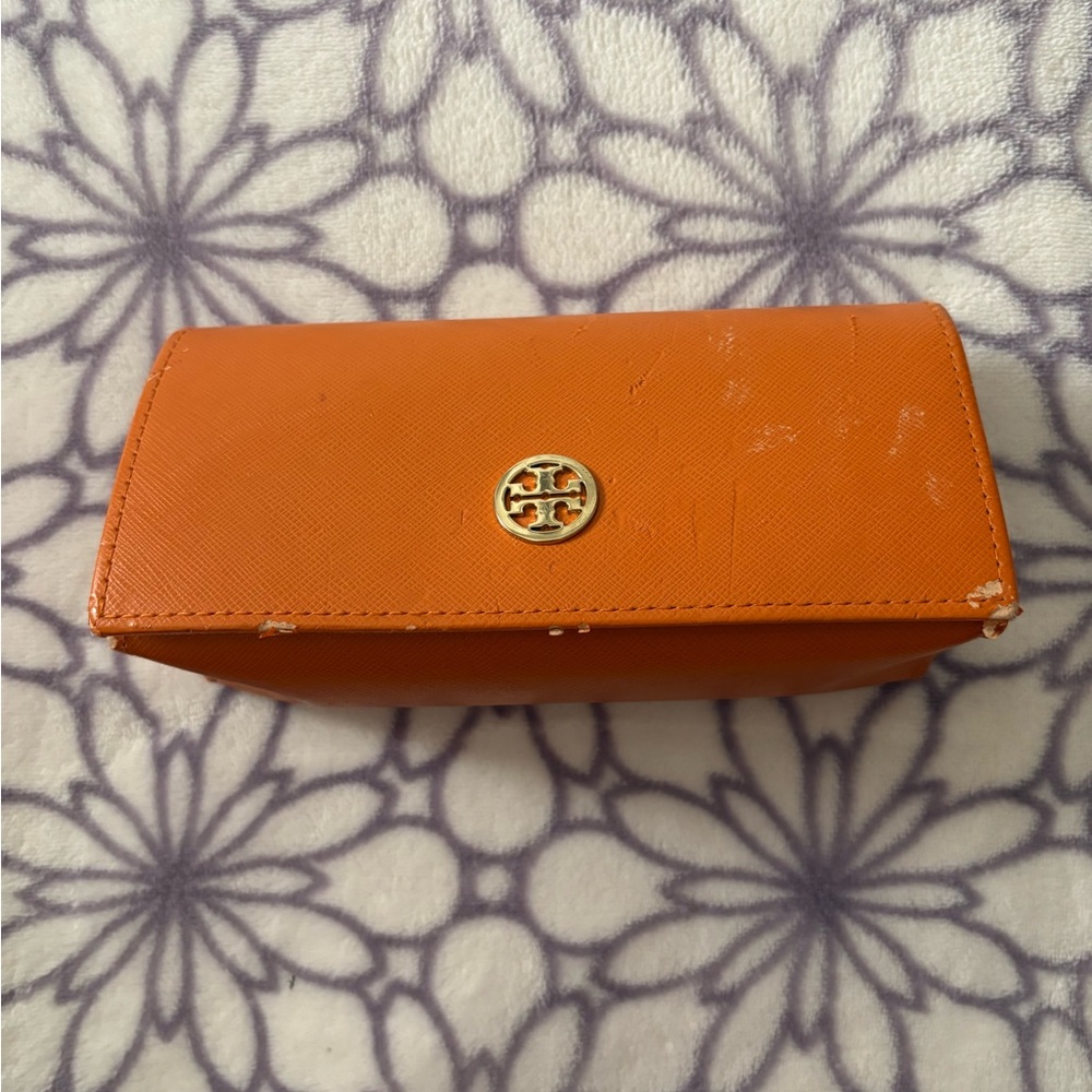 Orange Tory Burch Sunglasses Case